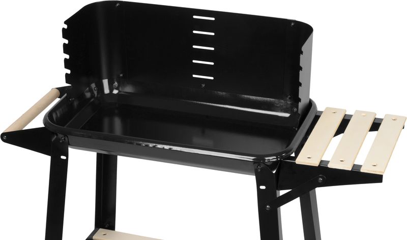 Gril na uhlie – Strend Pro Granada, BBQ, na drevené uhlie, 83,5x45x87 cm – Obrázok 4
