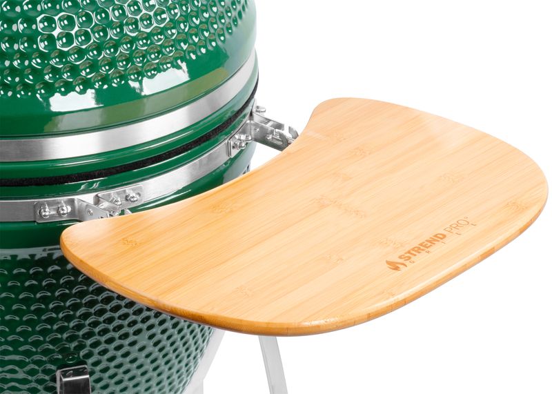 Zelený gril – Strend Pro Kamado Egg 21", priemer 46,7 cm, grilovacia výška 91 cm, 130x73x122 cm – Obrázok 2