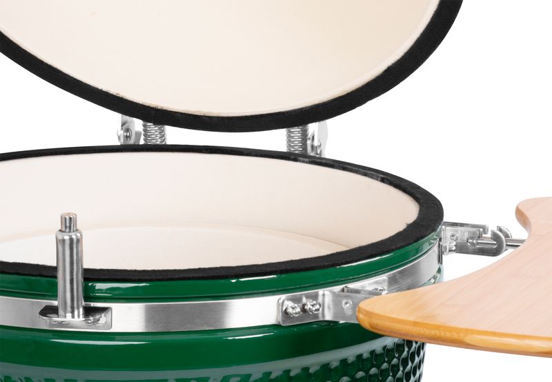 Zelený gril – Strend Pro Kamado Egg 21", priemer 46,7 cm, grilovacia výška 91 cm, 130x73x122 cm – Obrázok 8