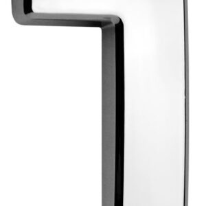 Strieborné číslo – domové popisné, MagicHome "1", s lepiacou páskou, 70x100 mm, ABS