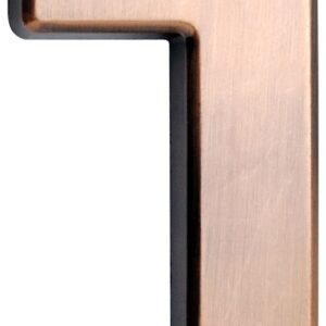 Bronzové číslo – domové popisné, MagicHome "1", s lepiacou páskou, 45x100 mm, ABS