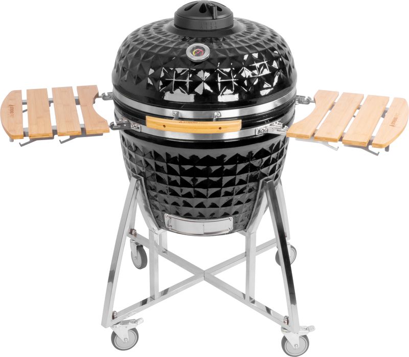Čierny gril – Strend Pro Kamado Egg 26", na drevené uhlie