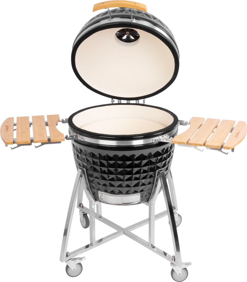Čierny gril – Strend Pro Kamado Egg 26", na drevené uhlie – Obrázok 3