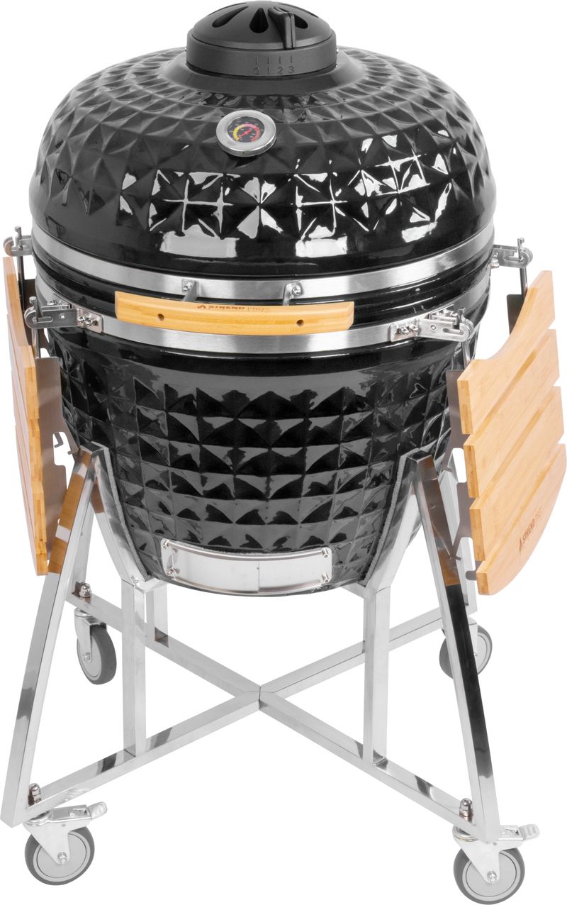 Čierny gril – Strend Pro Kamado Egg 26", na drevené uhlie – Obrázok 4