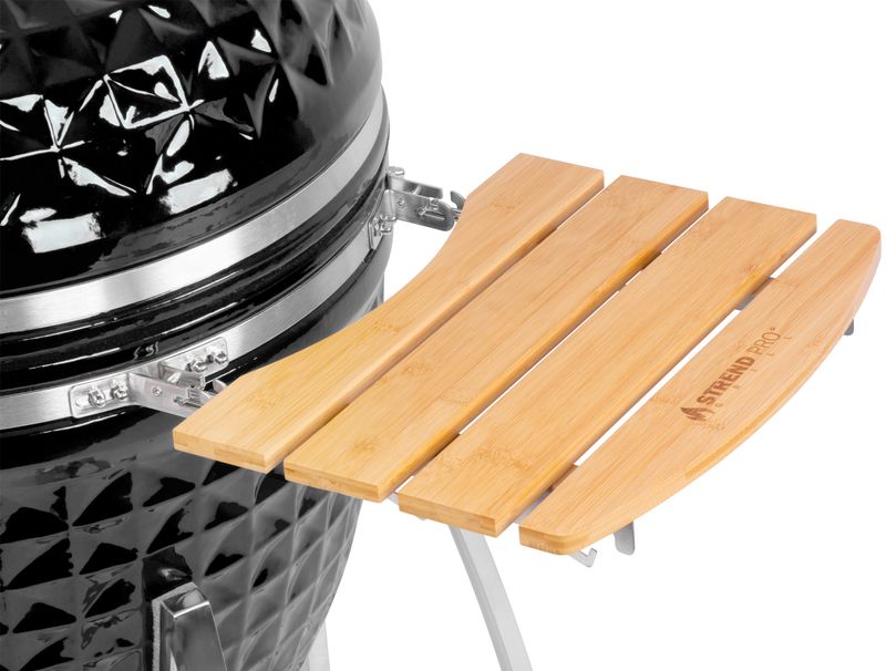 Čierny gril – Strend Pro Kamado Egg 26", na drevené uhlie – Obrázok 12