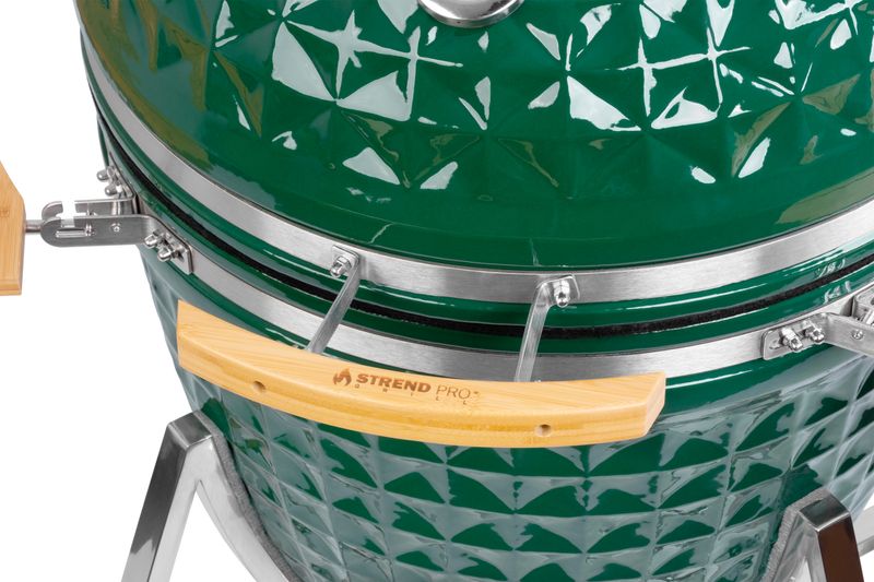 Zelený gril – Strend Pro Kamado Egg 26", na drevené uhlie – Obrázok 9