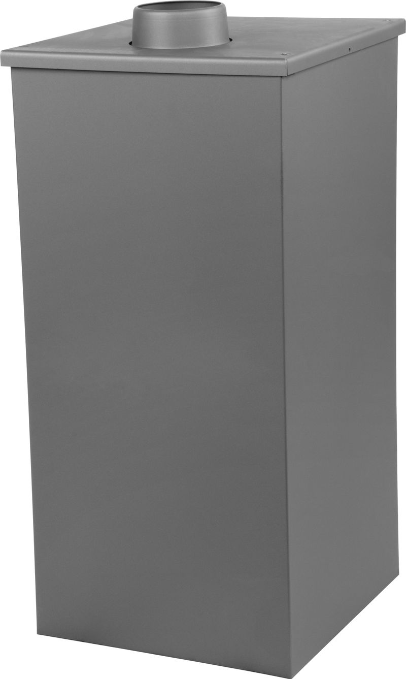 Výkonné krbové kachle Thalia Nera Lite — šedé, 5,4 kW – Obrázok 2