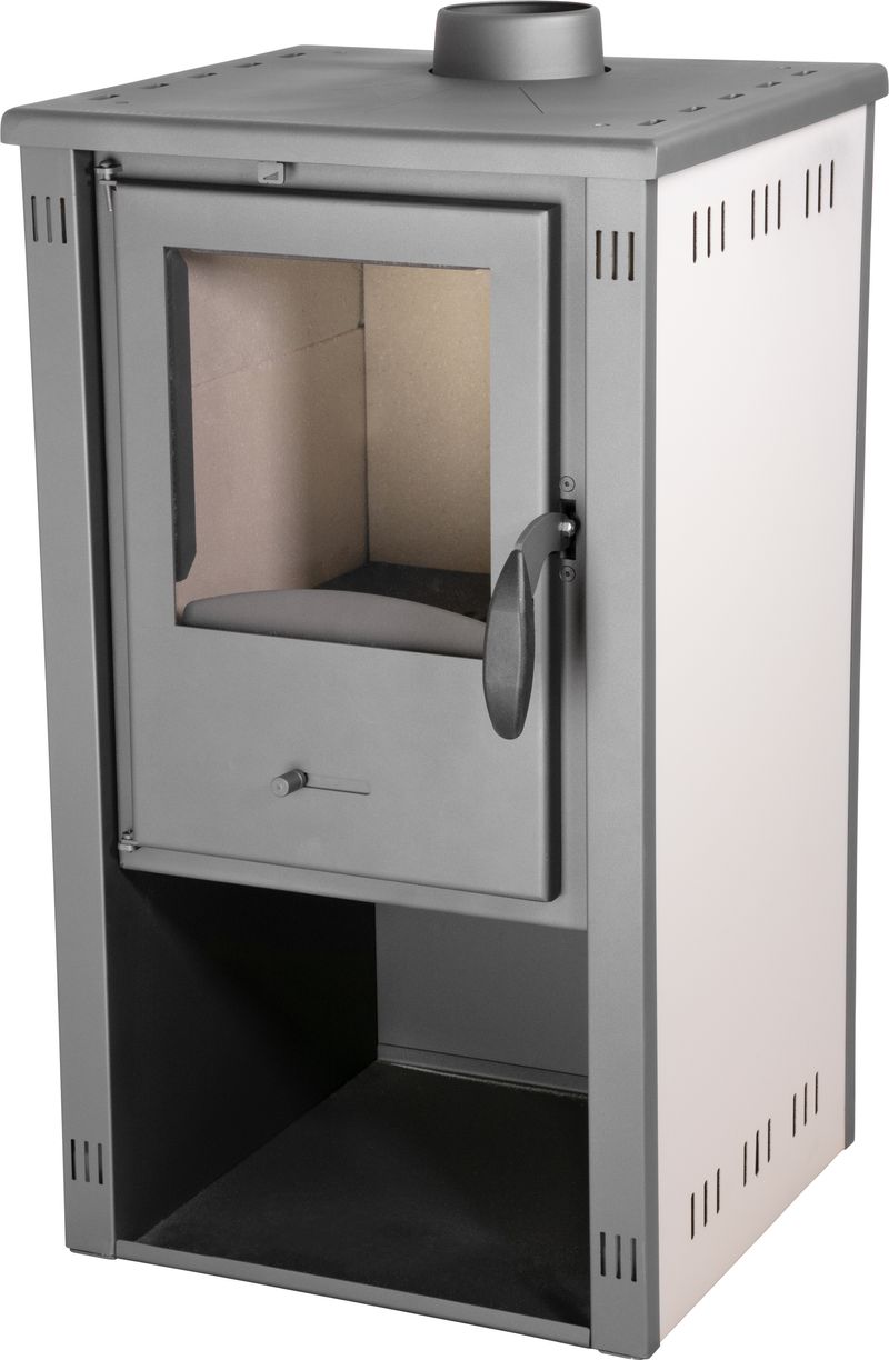 Výkonné krbové kachle Thalia Pella S — béžové, 5,4 kW – Obrázok 5