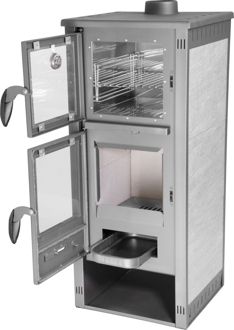 Keramické krbové kachle Thalia Pella SG Ceramic — s rúrou na pečenie, 5,4 kW – Obrázok 5