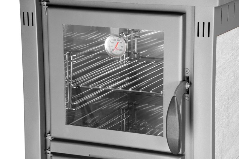 Keramické krbové kachle Thalia Pella SG Ceramic — s rúrou na pečenie, 5,4 kW – Obrázok 4
