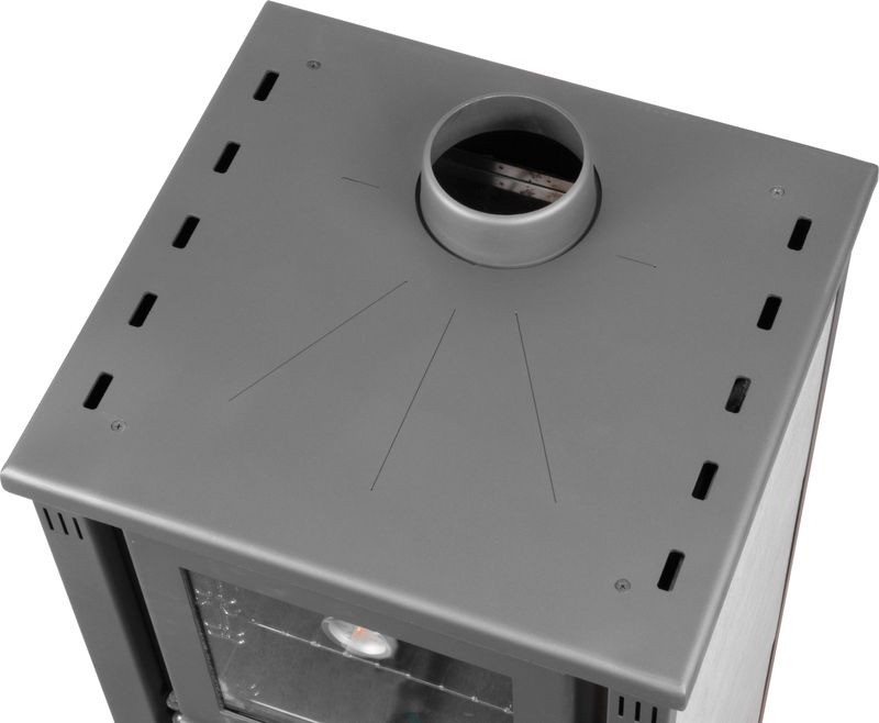 Keramické krbové kachle Thalia Pella SG Ceramic — s rúrou na pečenie, 5,4 kW – Obrázok 3