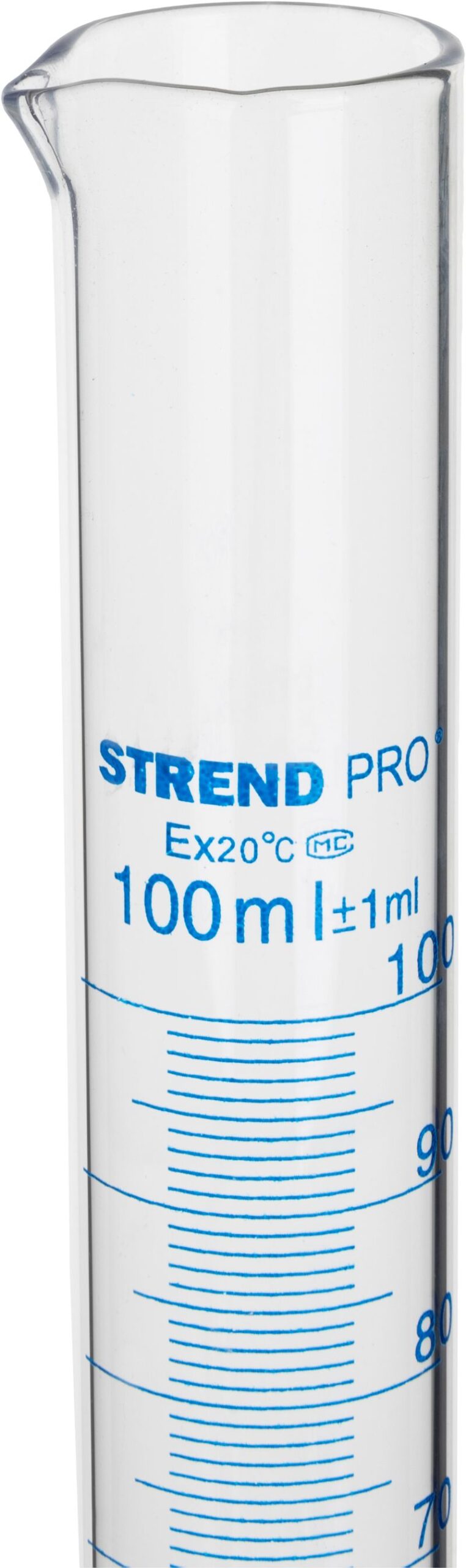Odmerný valec Strend Pro - 100 ml, sklenený – Obrázok 3