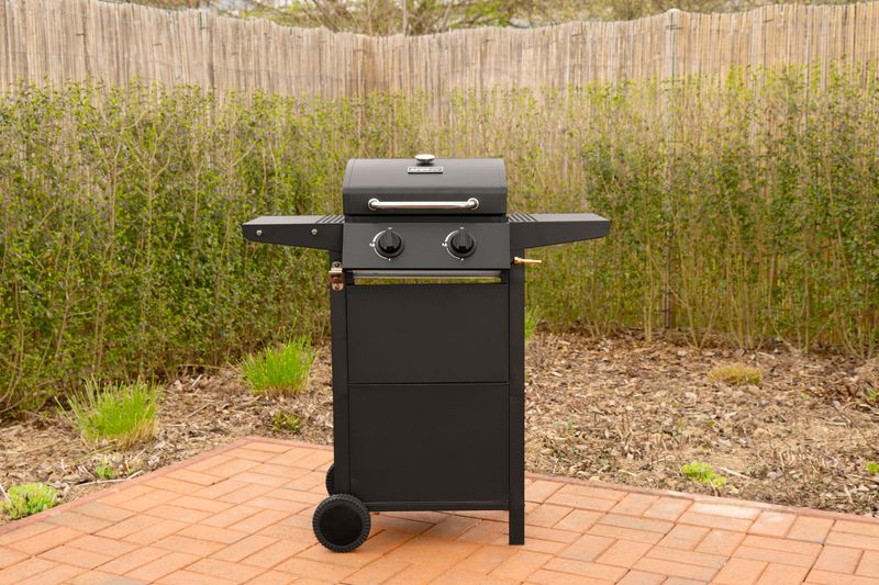 Plynový gril – Strend Pro Andora, BBQ, 2 horáky – Obrázok 2