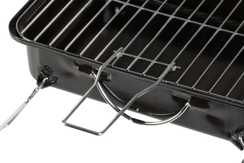 Prenosný gril – Strend Pro Paolo, BBQ, na drevené uhlie, 37x27x17 cm – Obrázok 5