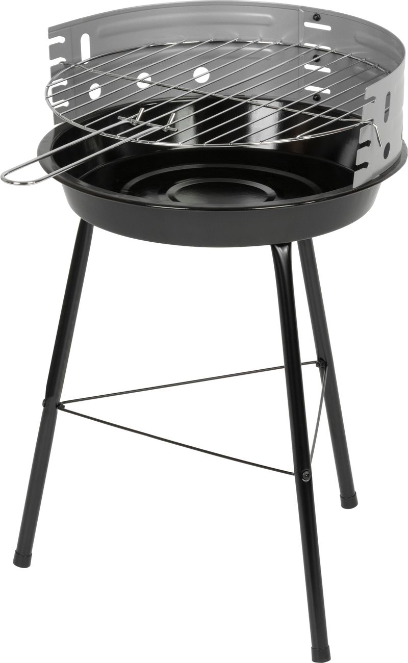 Prenosný gril – Strend Pro Fabio, BBQ, na drevené uhlie, 38x38x55 cm