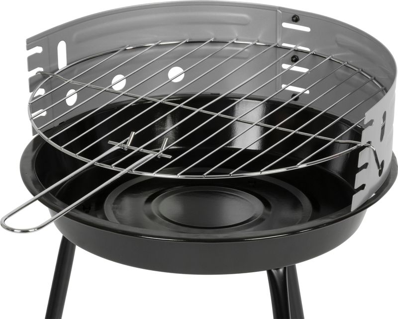 Prenosný gril – Strend Pro Fabio, BBQ, na drevené uhlie, 38x38x55 cm – Obrázok 7