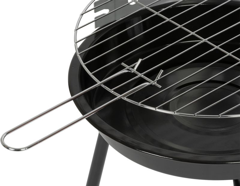 Prenosný gril – Strend Pro Fabio, BBQ, na drevené uhlie, 38x38x55 cm – Obrázok 5