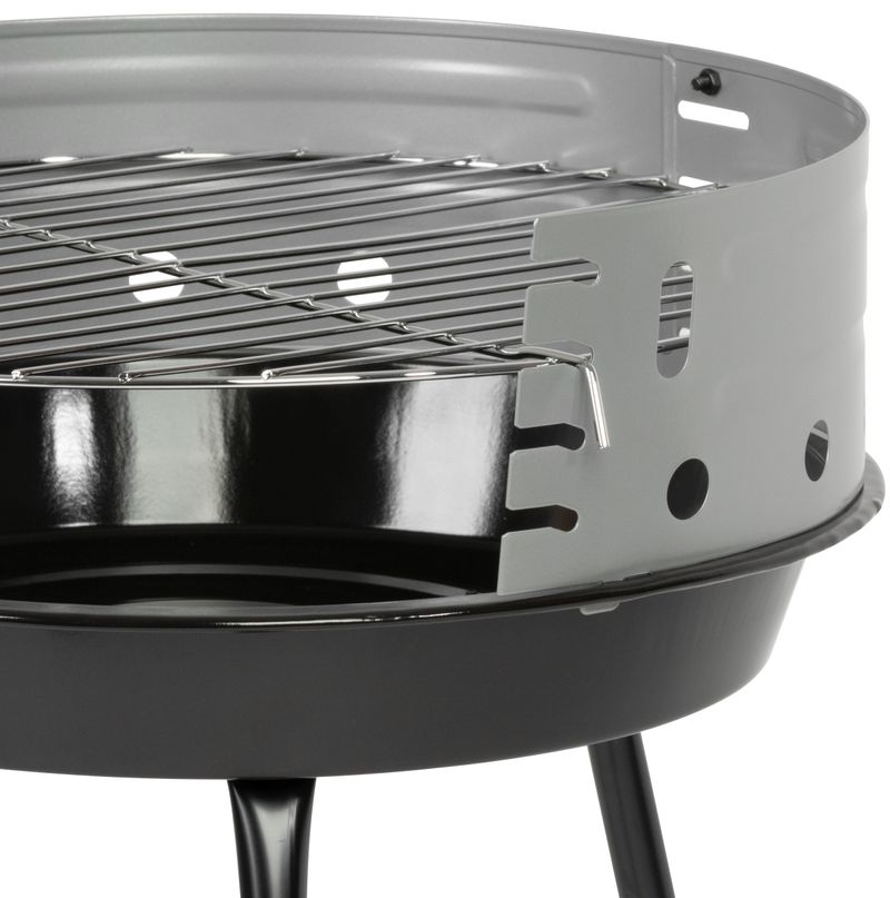 Prenosný gril – Strend Pro Fabio, BBQ, na drevené uhlie, 38x38x55 cm – Obrázok 4