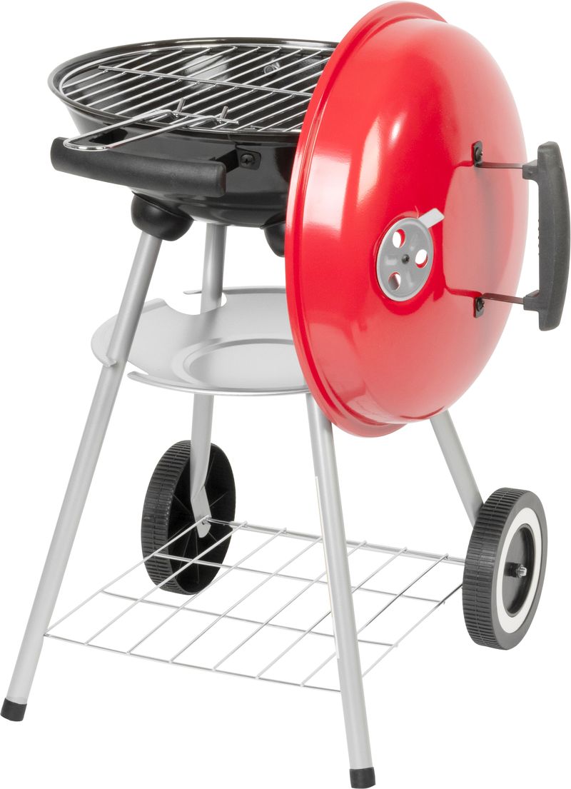 Prenosný gril – Strend Pro Pluto, BBQ, na drevené uhlie, 36x46,5x71 cm