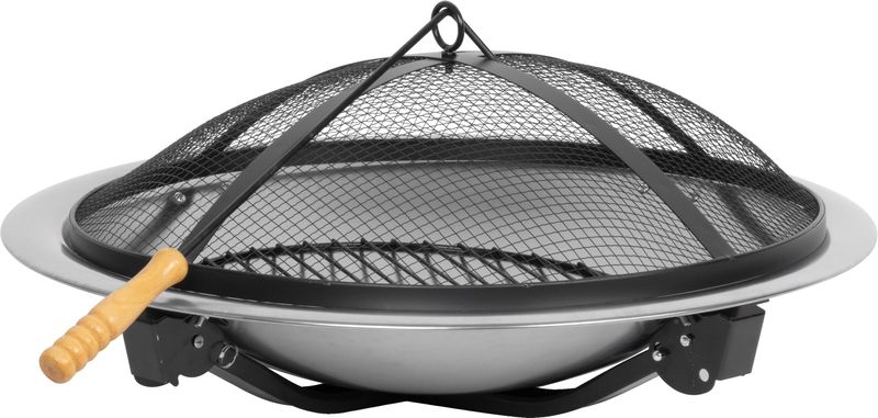 Kovové ohnisko – Strend Pro Mara, BBQ, okrúhle, 57x57x40 cm
