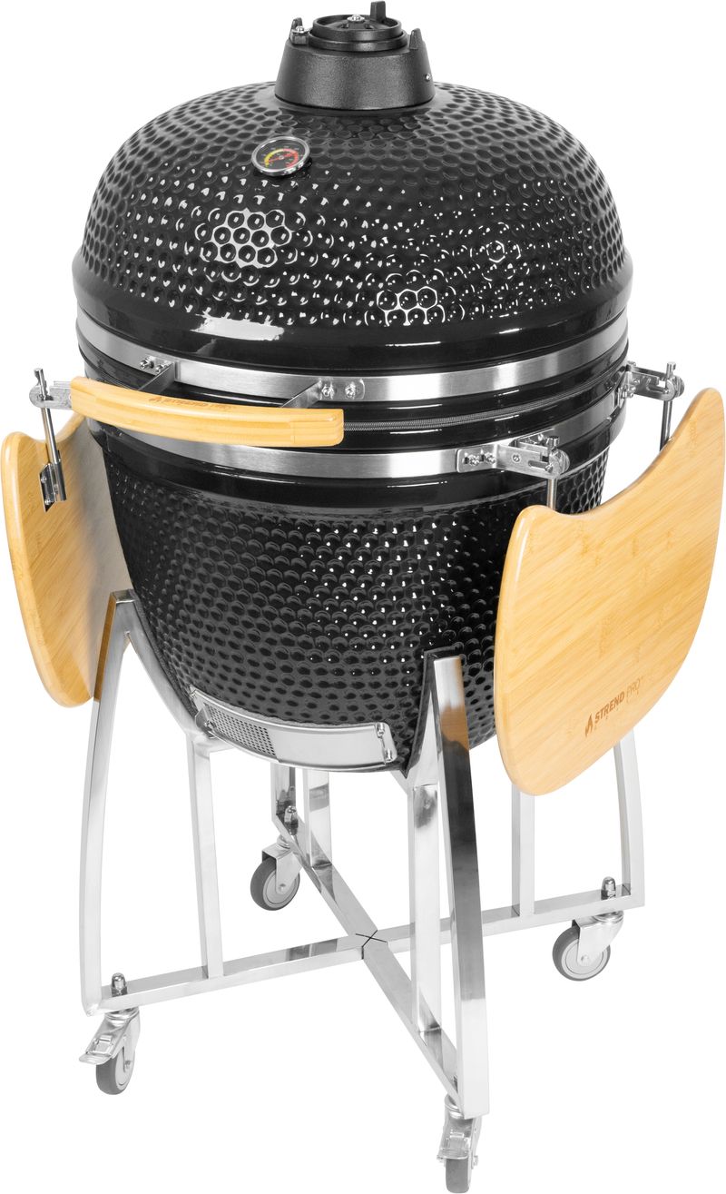 Čierny gril – Strend Pro Kamado Egg 23", na drevené uhlie – Obrázok 8
