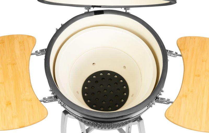 Čierny gril – Strend Pro Kamado Egg 23", na drevené uhlie – Obrázok 4
