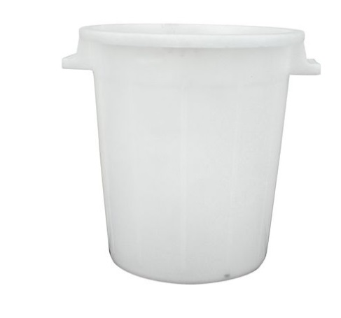 Plastová nádoba ICS P480035B - 35 litrov, bez veka, biela, priemer 41 cm, výška 36 cm