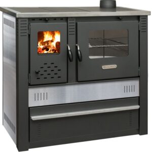 Domáci sporák Pro PANONIA INOX — pravý vývod