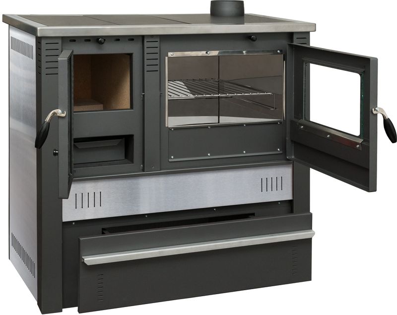 Domáci sporák Pro PANONIA INOX — pravý vývod – Obrázok 2