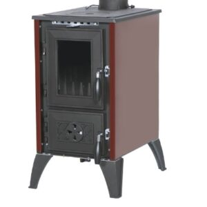 Liatinové kachle 806 IGLO — bordové, 9 kW
