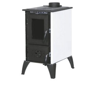 Liatinové kachle 806 IGLO — biele, 9 kW