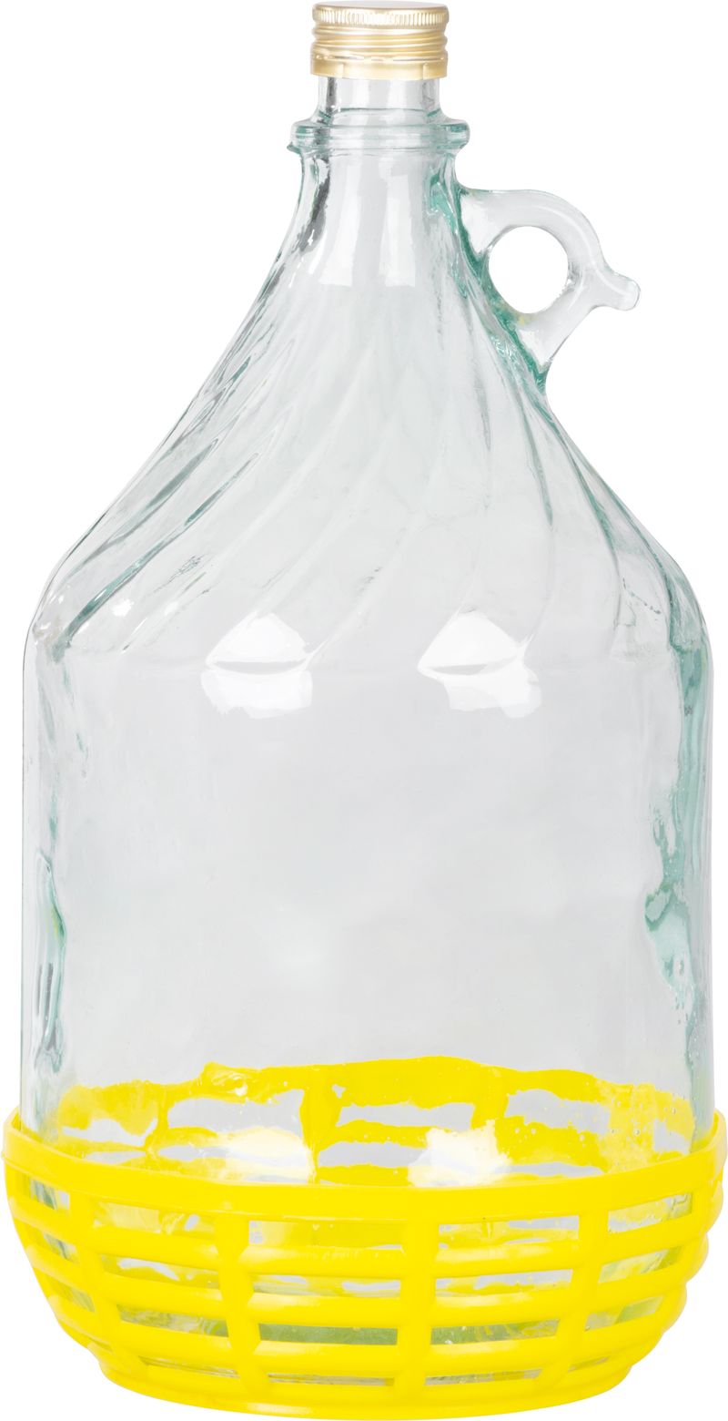 Sklenený demižón Strend Pro Stella — na víno a pálenku, s uzáverom, 5 l