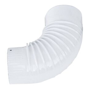 Smaltované dymové koleno – Smalt, priemer 120 mm, biele