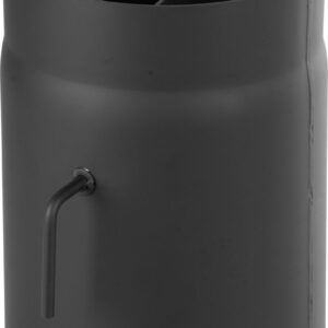 Hrubostenná dymová rúra – HS, integrovaná klapka (krátke ťahlo), dĺžka 250 mm, priemer 150 mm, hrúbka plechu 2,0 mm