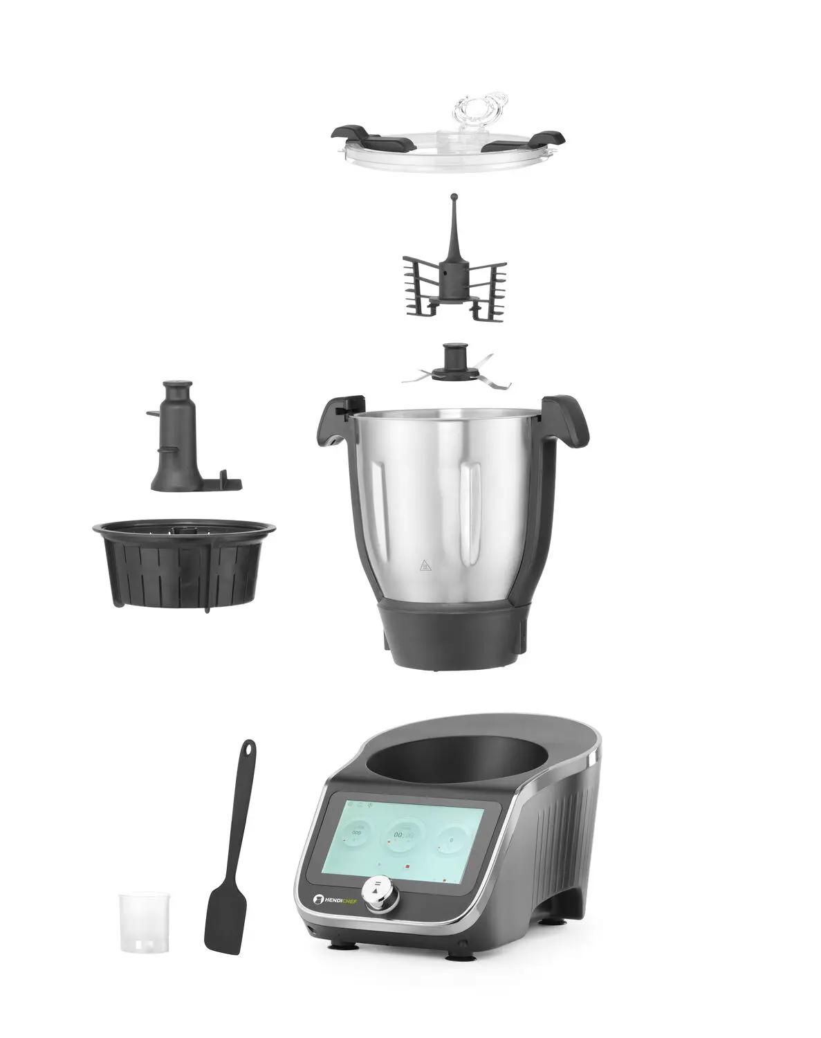 Profesionálny kuchynský robot — HENDICHEF Black Edition, HENDI, 230V/1400W, 210x380x(H)320 mm – Obrázok 2