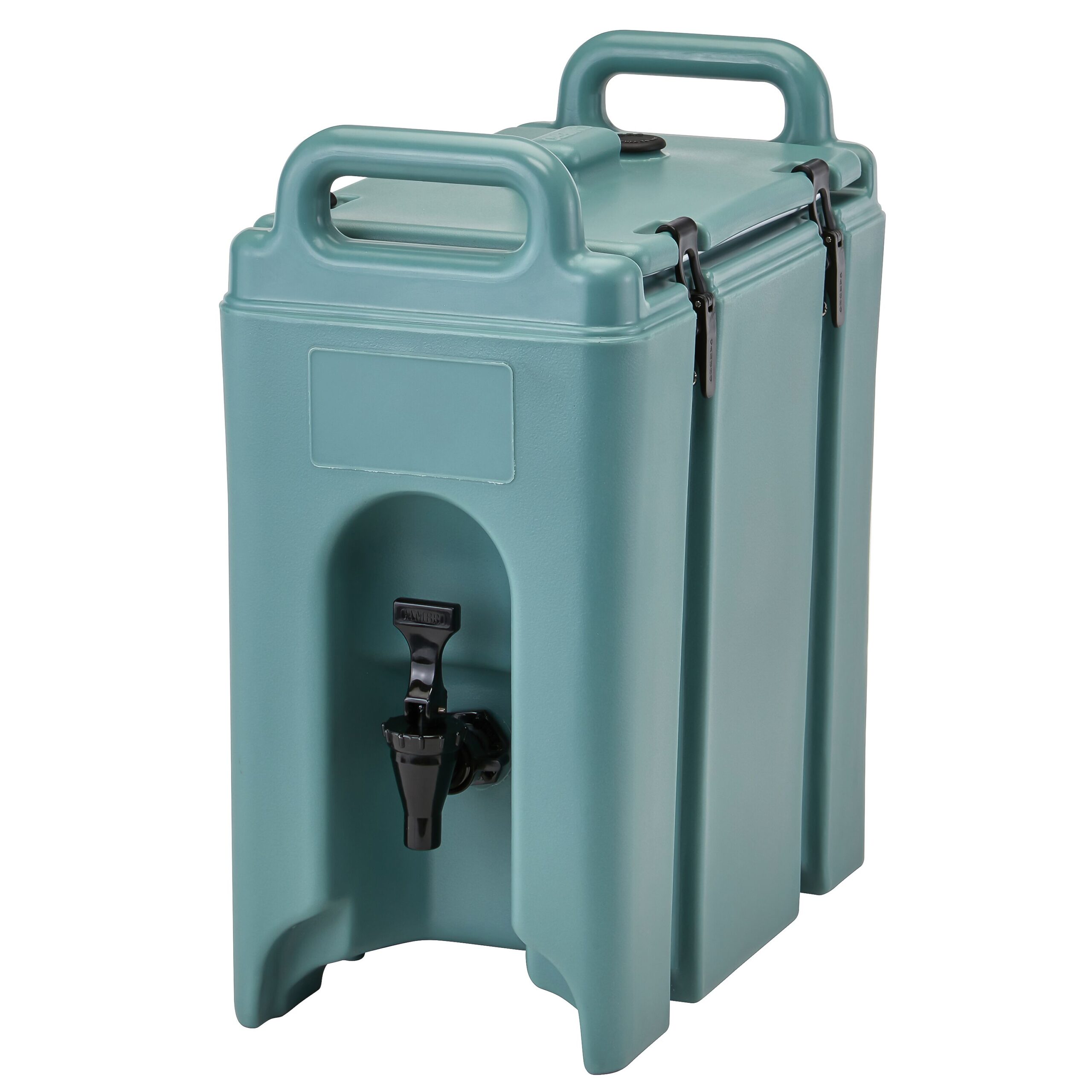 Izolovaná nádoba na nápoje – CAMBRO, rad CAMTAINERS, objem 9,5 litra, bridlicovo modrá – Obrázok 2