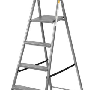 Oceľové schodíky – Strend Pro STD, 4 stupienkové, max. 125 kg