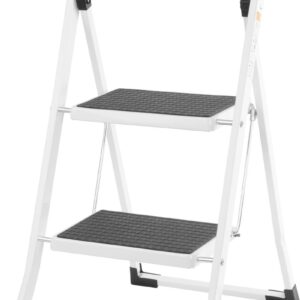 Oceľové schodíky – LFD080, 2 stupienkové, EN14183, nosnosť 150 kg