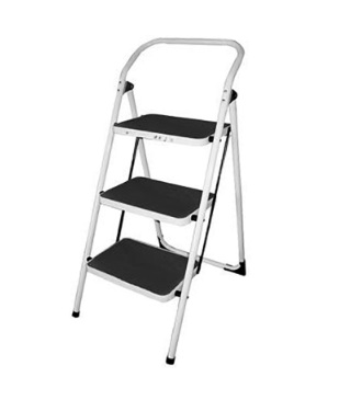 Oceľové schodíky – WRH2363, 3 stupienkové, nosnosť 150 kg