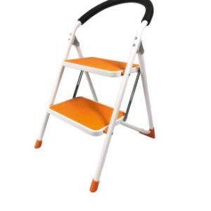 Oranžové schodíky – WRH2061, 2 stupienkové, nosnosť 150 kg