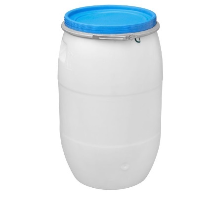 Plastový barel Pannon Fermet - 120 litrov, s obručou, na kvasenie a pitnú vodu, hrdlo 395 mm
