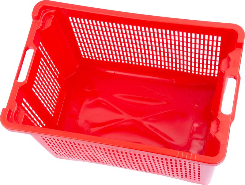 Perforovaná prepravka ICS M402000 - 40 litrov, rozmer 56 x 35 x 31 cm, perforovaná, červená – Obrázok 3