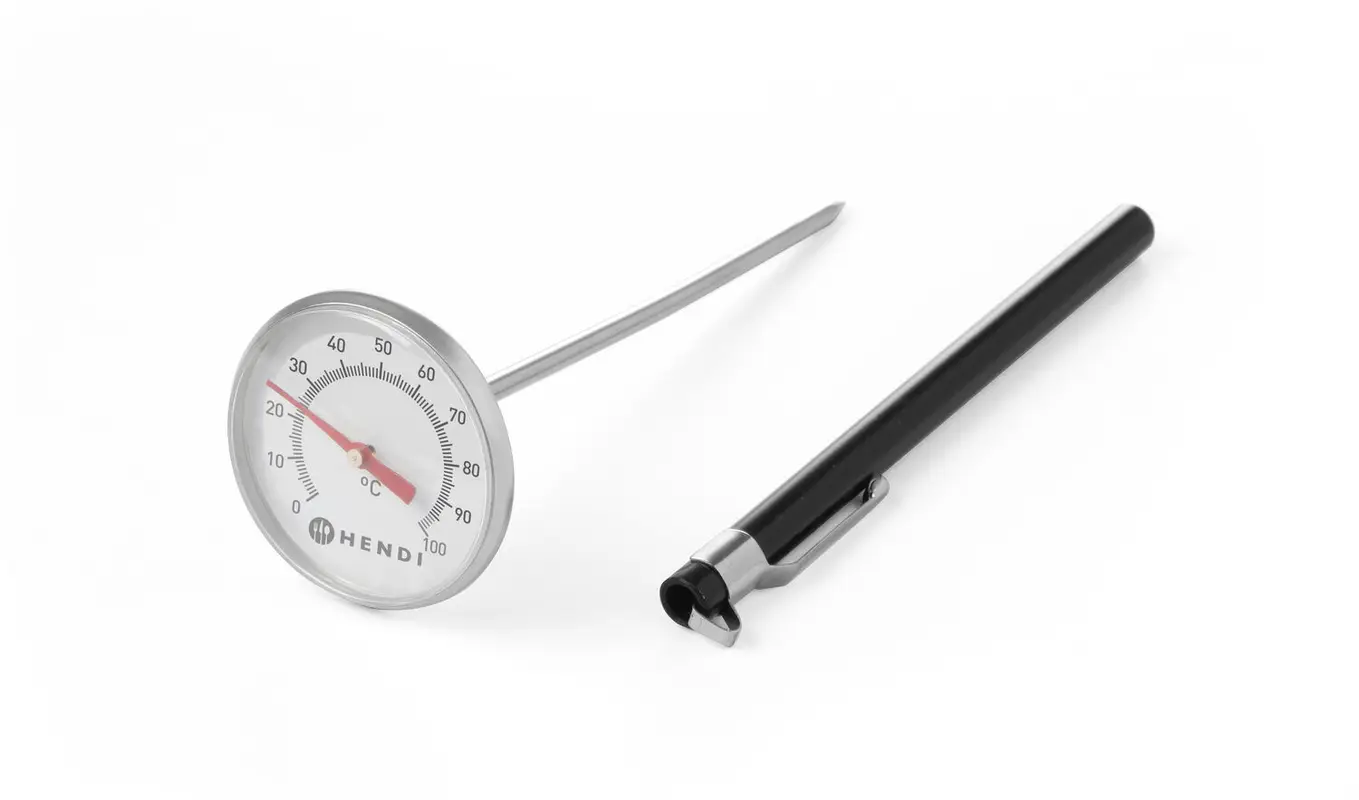 Presný analógový teplomer – HENDI, ⌀44,5 x 140 mm