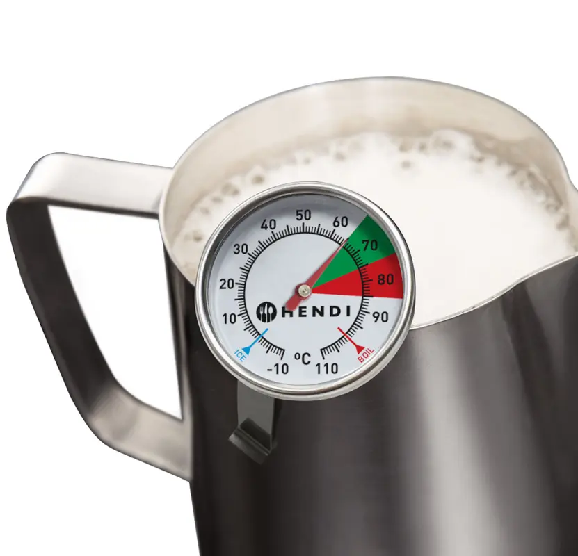 Špeciálny teplomer na napenenie mlieka – HENDI, ⌀44 x 140 mm – Obrázok 2