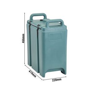 Izolovaná nádoba na polievku – CAMBRO, rad CAMTAINERS, objem 13,2 litra, bridlicovo modrá