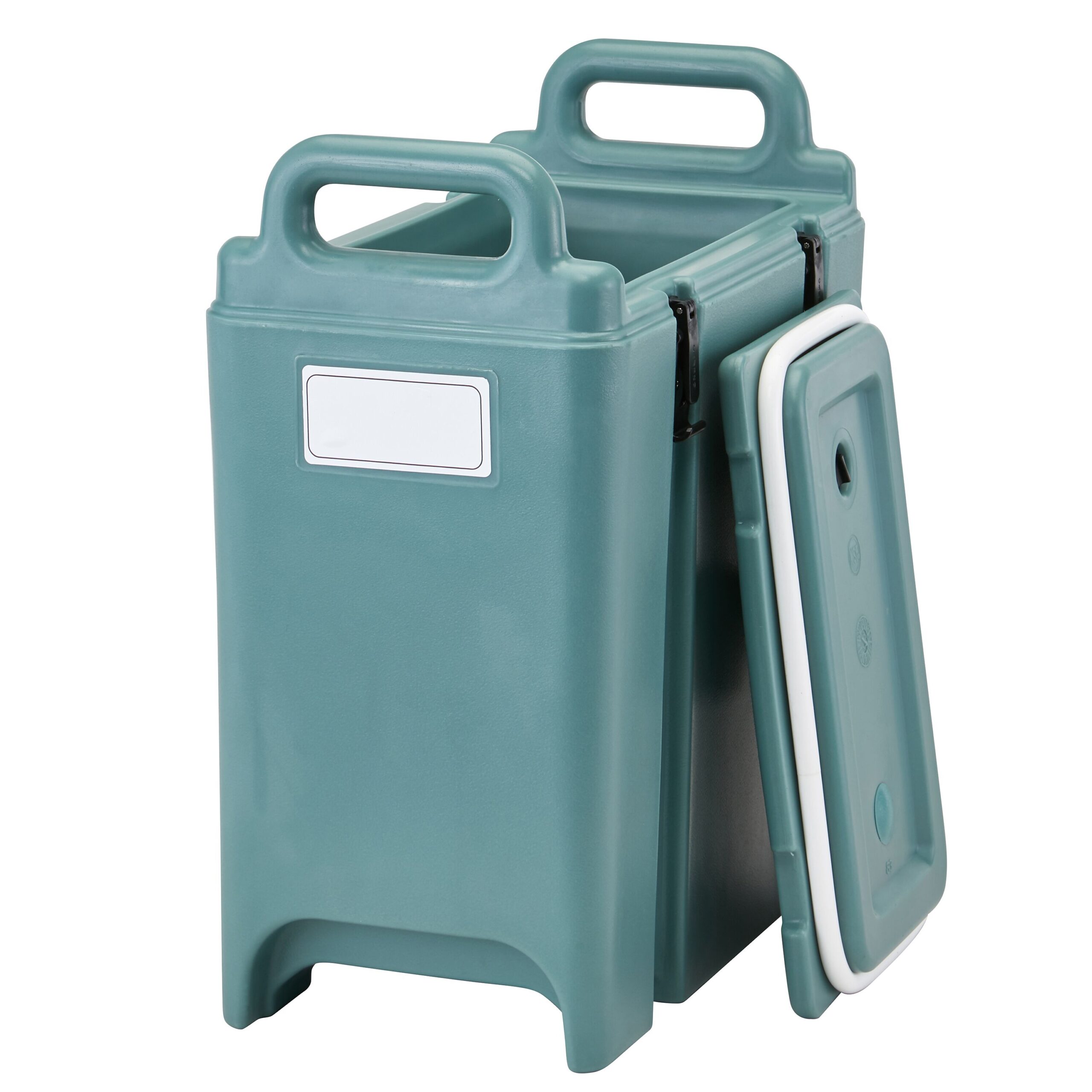 Izolovaná nádoba na polievku – CAMBRO, rad CAMTAINERS, objem 13,2 litra, bridlicovo modrá – Obrázok 5