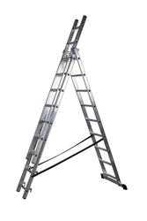 Hliníkový rebrík – DW3 Home, trojdielny, 3x9 stupňov, max. 150 kg