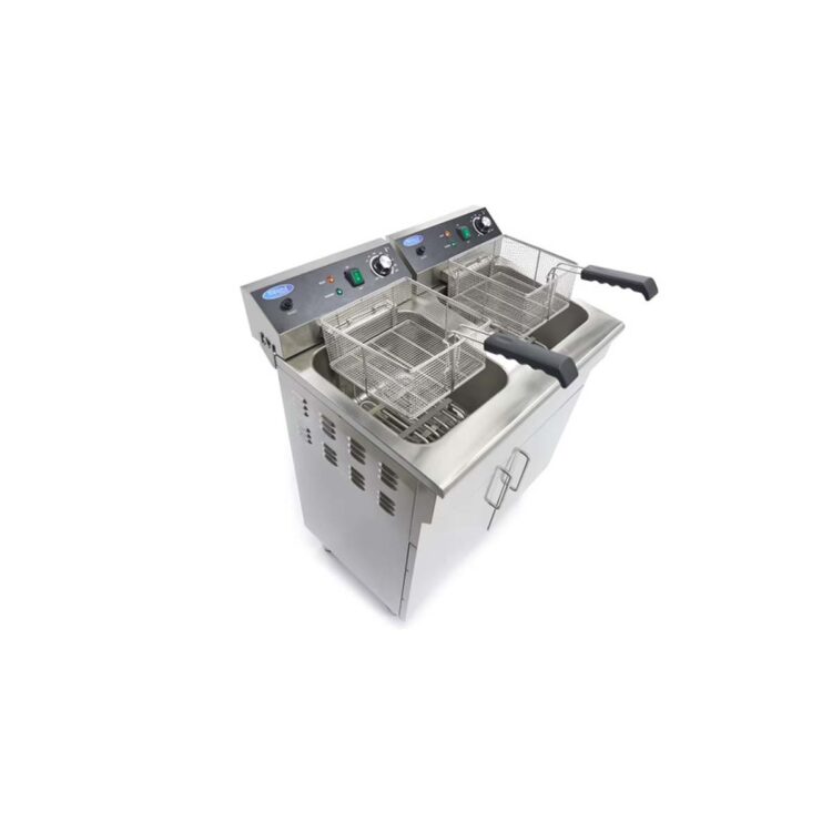 Maxima elektrická fritéza, 2x 16 l, 230 V, s podestavbou (09365158) – Obrázok 4