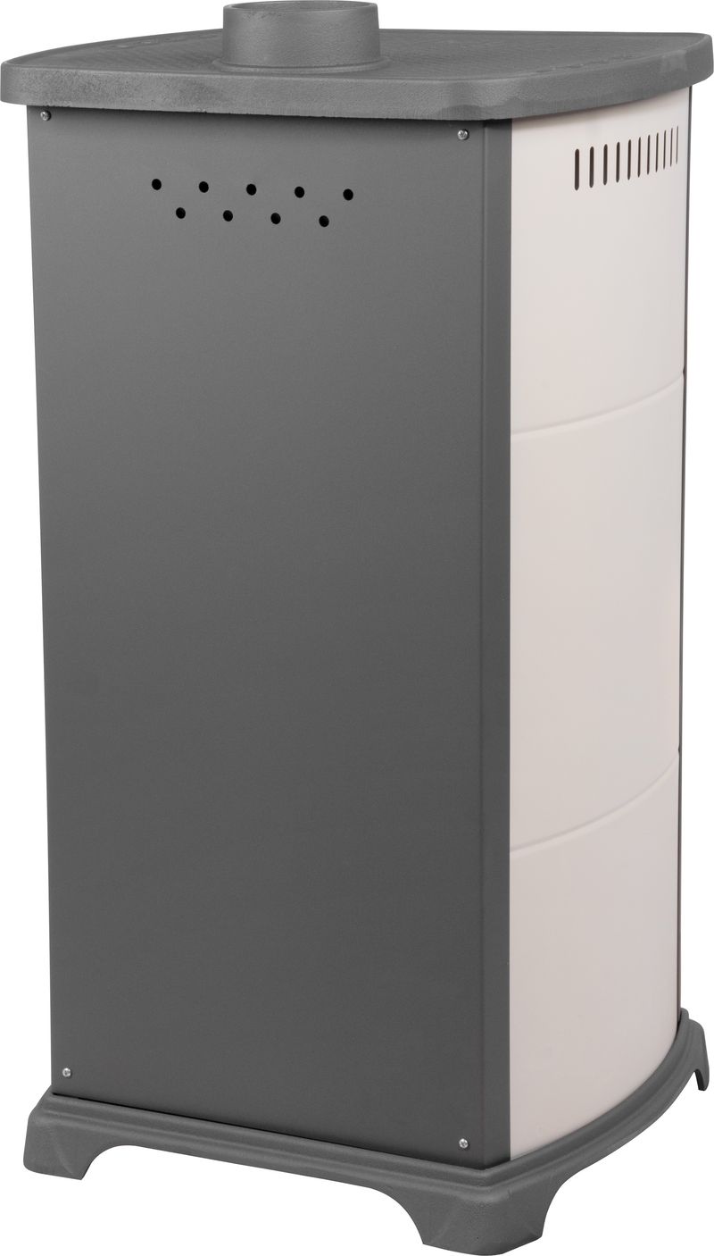 Výkonné krbové kachle Bella Thalia — béžové, liatina/šamot, výška 102 cm, 5,4 kW – Obrázok 10