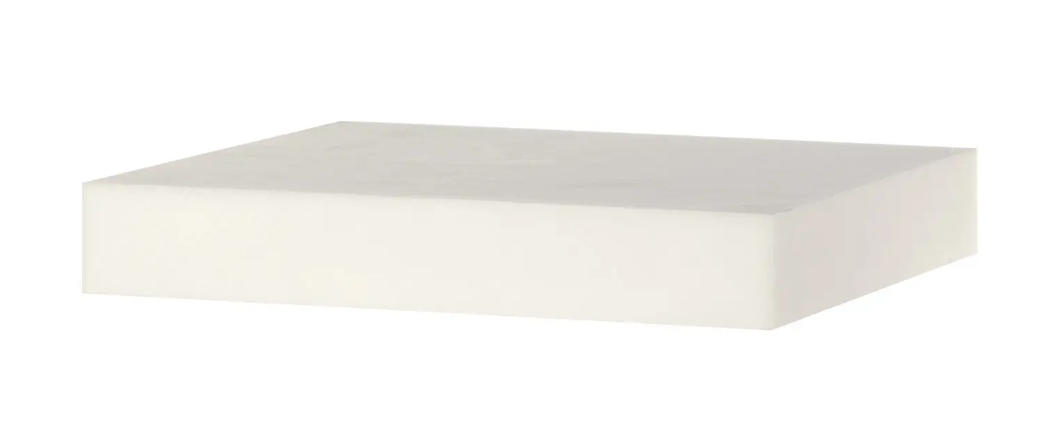 Odolný mäsiarsky blok HDPE – HENDI, biela, 500 x 400 x 80 mm